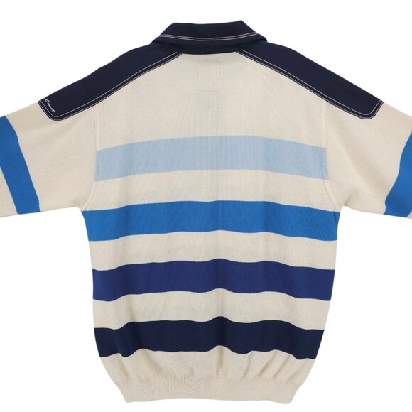 NWT GREEN COAST YACHTING Outfits 1/4 Zip Pullover Striped Nautical Size IT 54 - Picture 4 of 10